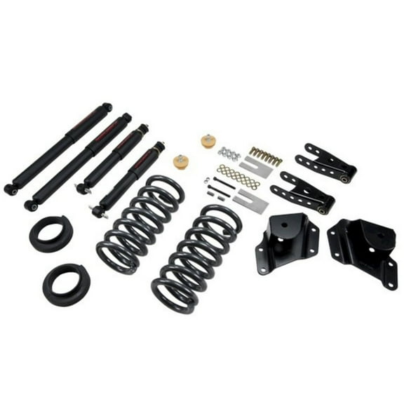 Belltech LOWERING KIT WITH ND2 SHOCKS Fits select: 1999-2000 CHEVROLET SILVERADO C1500, 2001 CHEVROLET SILVERADO K1500