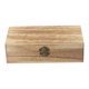 thumbnail image 1 of Caja de almacenamiento para el hogar, caja de madera natural con tapa, organizador de postales con candado dorado, estuche de joyería artesanal hecho a mano, ataúd de madera para uso doméstico, color, 1 of 8