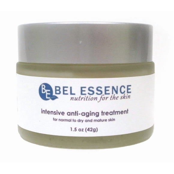 Bel Essence Crema antiarrugas intensiva para cara y cuello – Hidratante antienvejecimiento reduce las líneas finas – Crema facial natural para día/noche para piel normal a seca – 1.5 oz