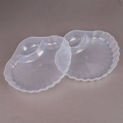 3PC Creative Breakfast Plate Shell Shape Plate Fruit Salad Plate
