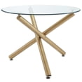 thumbnail image 1 of CARMILLA DINING TABLE GOLD, 1 of 8