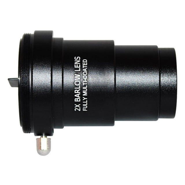 funtasica 1 Piece Telescope Eyepiece Lens 2X 1.25'' Universal T Adapter - All Metal
