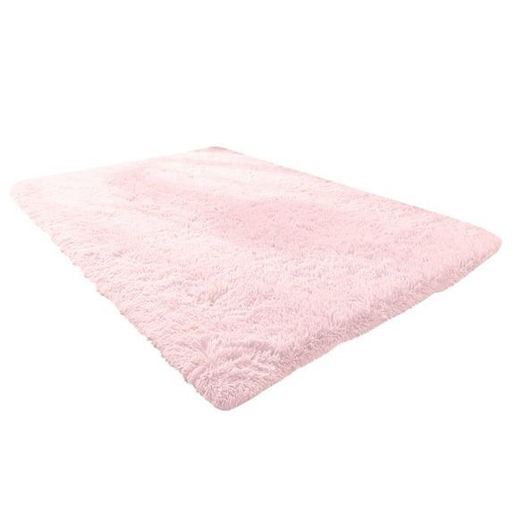 Soft Modern Shaggy Area Rug for teen Bedroom Nursery, Velvet Plush Floor Carpet with Non-Slip Backing, Noise Reducing Machine Washable Nursery Room Decor, 1X Carpet