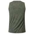 thumbnail image 2 of FRSASU Mens Tank Tops Beach Swim Undershirts Summer Mesh Breathable Quick Dry Sleeveless Shirts Army Green, 2 of 8