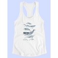 thumbnail image 3 of Cetacea Ii Racerback Tank Women -June Erica Vess Designs, Female x-Large, 3 of 4