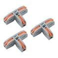 thumbnail image 3 of 4x 3 Piezas Conectores de Cable de 1 a 2 Conectores de Cable Conectores de Cable de Empalme de Terminales de Conexión Rápida Duraderos 32A Fáciles de 4 piezas, 3 of 8