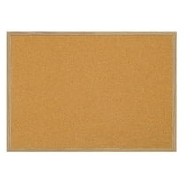 Bulletin Board, Value Cork Bulletin Board/Pin Board, Oak Frame, 24" x 36" (MC070014231-799), Brown