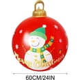 thumbnail image 5 of Venta de bolas inflables de Navidad, 60 cm, grandes, para exteriores, de PVC, para Navidad, inflables gigantes, reutilizables, muñecos de nieve de Papá Noel, para decoración de jardín y patio de Navid, 5 of 5