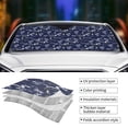 thumbnail image 4 of Kdxio Hawaiian Style Print Front Windshield Sun Shade,Folding Auto Sunshade for Car Truck SUV-Small, 4 of 7