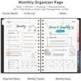 thumbnail image 2 of JUOJUOMHQ 2026-2027 Monthly Planner Medium Size 5.7" x 8.3" Agenda Calendar, 2 of 17