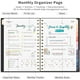 thumbnail image 2 of JUOJUOMHQ 2026-2027 Monthly Planner Medium Size 5.7" x 8.3" Agenda Calendar, 2 of 17
