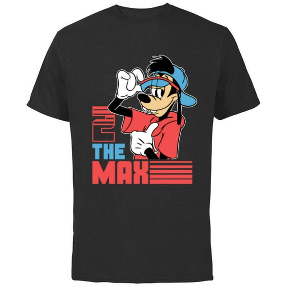 Disney A Goofy Movie 2 the Max 90s - Short Sleeve Cotton T-Shirt for Adults - Customized-Black