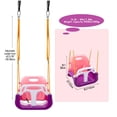 thumbnail image 6 of RedSwing 3 in 1 Swing Seat Toddler Swing Anti Flip Snug Secure Detachable for Infants to Teens Outdoor Playground Purple Pink White, 6 of 9