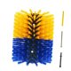 thumbnail image 3 of Cepillo rascador para ganado, simple, de 19 x 22 cm, para cabras, eficiente para caballos Amarillo y azul, 3 of 9