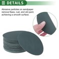 thumbnail image 4 of Hojas de lijado de gancho y lazo Unique Bargains 125x125mm negras 1000 grano para un pulido y molienda eficientes en la fabricación y reparación de automóviles y trabajos en madera, 4 of 7