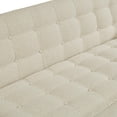 thumbnail image 4 of Convertible Sleeper Sofa Bed, Folding Futon Sofa Bed with Square Armrests,Futon Bed Loveseat,  3 Seater Upholstered Sleeper Couch for Living Room,Small Space,Apartments, 4 of 9