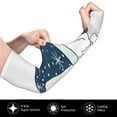 thumbnail image 3 of Lsque Snow Gnome for Winter Cooling Arm Sleeves for Men & Women -Compression Sleeves to Cover Arms for Working,Sun Sleeves for UV Protection,Breathable, Moisture-Wicking, 3 of 8