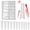 Natural, variant on BOKYAN 240pcs Extra Long Nail Tips Artificial French False Nails for DIY Salon Coffin Shape Natural (5.91 inches / 15 cm)