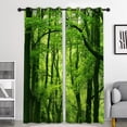 thumbnail image 1 of Cortinas opacas de paisaje natural, cortinas de ventana con ojales de de impresión 3D de paisaje para habitación de dormitorio 2 A 210x230cm L Soledad cortinas de cortina, 1 of 8