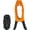 Orange Stainless Steel Boat Clamp Set, variant on Dandelion Marine Boat Clamp Black Stainless Steel with 5m Nylon Rope, Ideal for Small Boat Berthing, Mooring, Temporary Docking and Outdoor Clothesline Pole