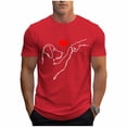 thumbnail image 2 of Tops para hombre, blusas y camisas de cuello redondo y manga corta para hombre, blusas casuales de cuello redondo con estampado de moda para hombre, blusas de cuello redondo y manga corta, camisas par, 2 of 6