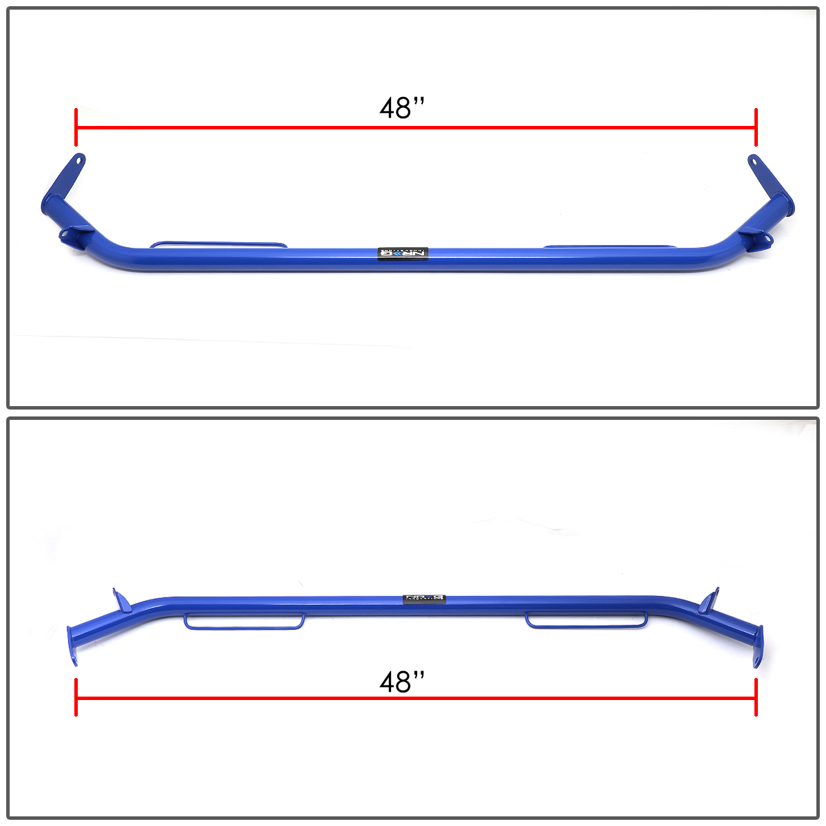 NRG Innovations NRG-HBR-001BL NRG Innovations HBR-001BL 47" Aluminum 4-Point Racing Safety Seat Belt Harness Bar Kit (Blue) - image 5 of 6