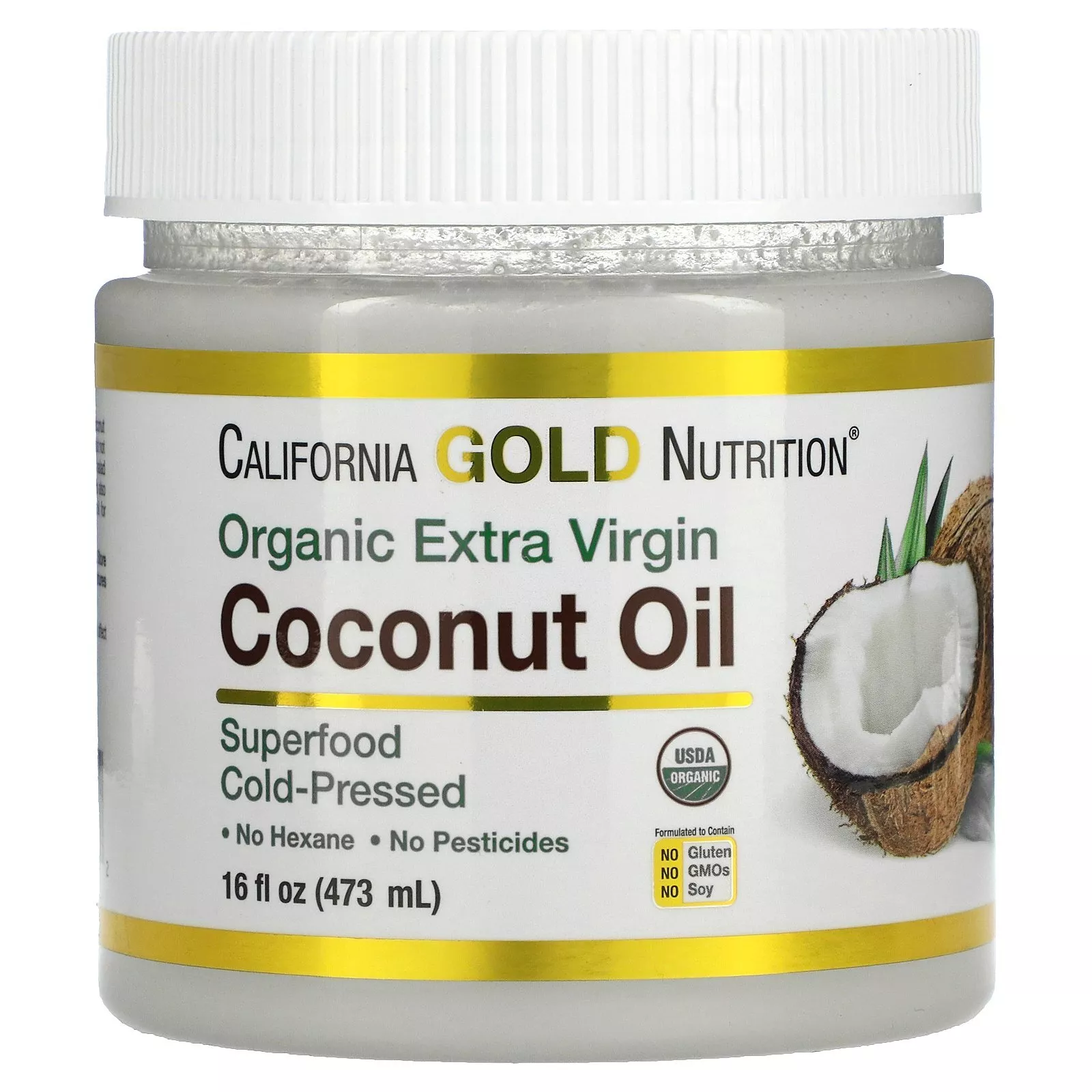 Kirkland Signature Organic Virgin Coconut Oil - Cold Pressed, Unrefined, 84 Fl Oz (2.5L)