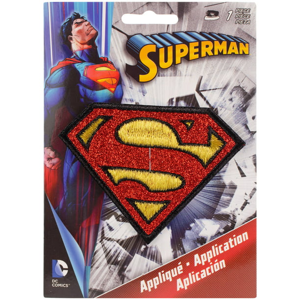 C&D Visionary Dc Comics Patch-Superman avec Paillettes