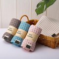 thumbnail image 4 of Breathable Soft Water Absorbent Solid Color Adult Washing Bath Towel Washcloth, 4 of 10