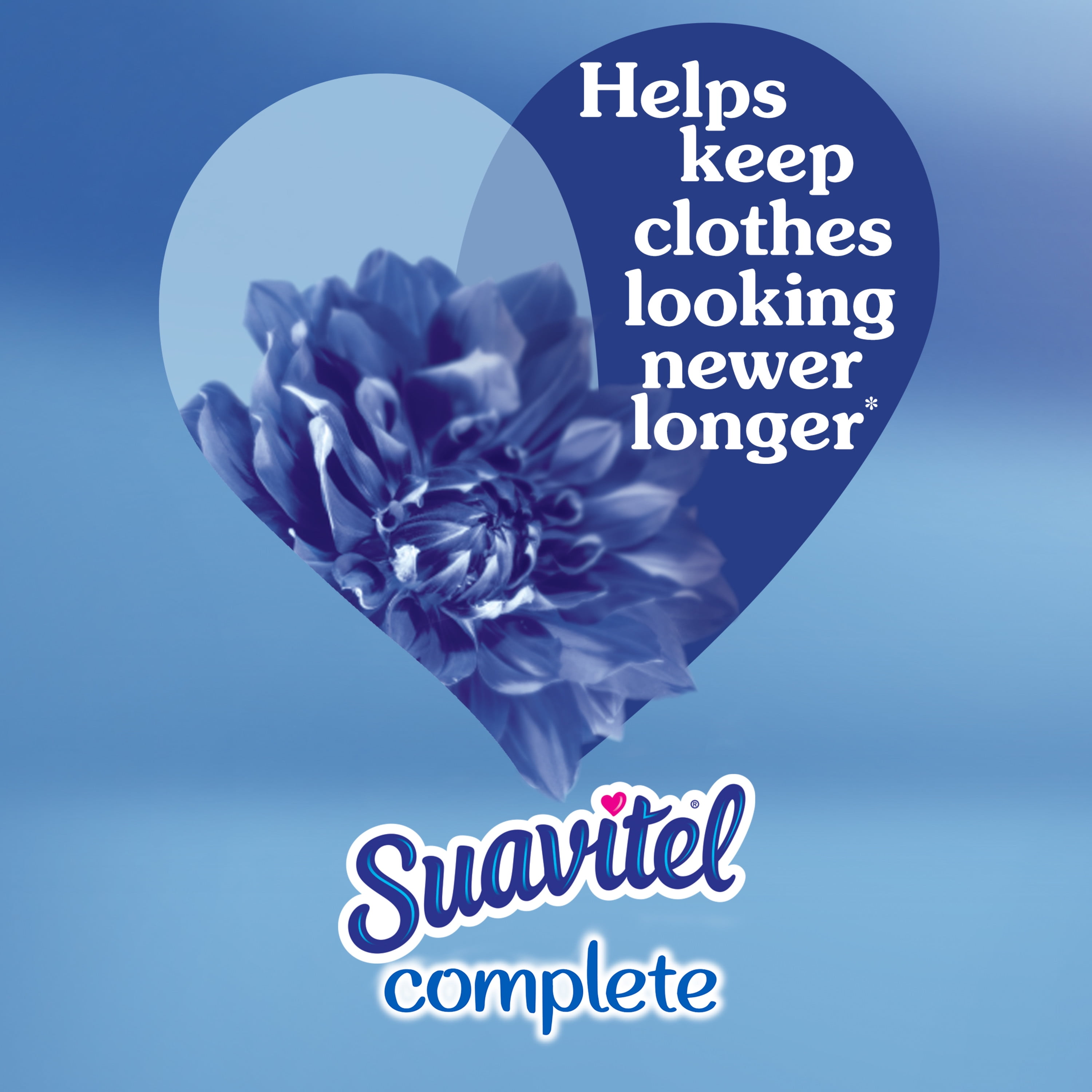 Suavitel Complete Liquid Fabric Conditioner, Waterfall Mist, 105 oz