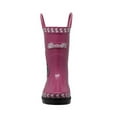 thumbnail image 3 of Toddler's 3D Fern Farmall Rubber Boot Pink, 3 of 5