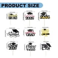 thumbnail image 3 of 2026 Graduation Cupcake Toppers Class of 2026 Cupcake Topper Graduation Decorations Party Supplies Set,Decoration Kit,Balloon Set,Banner Set,Table Decor,Confetti,Party Favors,Event Accessories,Party, 3 of 9