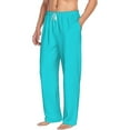 thumbnail image 2 of Balery Men'S Aqua Pants,Sleepwear Pants,Pajama Pants,Pj Bottoms Drawstring And Pockets-Small, 2 of 9