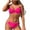 Pink, variant on Buigttklop Swimsuits for Women 2025,Women'S Swimsuit+Swimming Trunks Sexy and Fashionable Bikini Split Swimsuit
