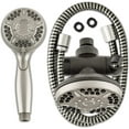thumbnail image 2 of Waterpik PowerPulse 12-Mode Dual Shower System with 5-Foot Hose and Theraputic Massage, Brushed Nickel - 6 Sprays, 2 of 8