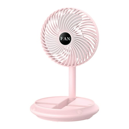 

WSBDENLK Portable Fans for Indoors Creative Fan Convenient Retractable Folding Fan Usb Charging Desk Table Mute Fan Fans for Home Clearance