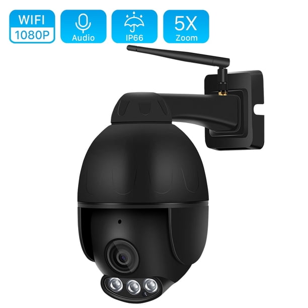 Cámara IP HD 1080P 5X Zoom, Wifi, PTZ, Audio impermeable, 2,7-13,5mm, lente de enfoque automático, 2MP, inalámbrica, CCTV, CamHi al aire libre