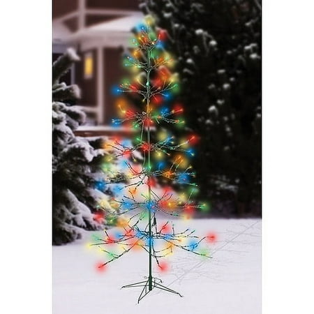 Holiday Time 72" Twinkle Christmas Tree LED Light Sculpture, Multi-Color Lights