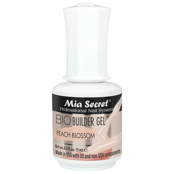 Mia Secret Peach Blossom Biobuilder Gel MADE IN USA DIY Salon and Home UV CURE builder gel