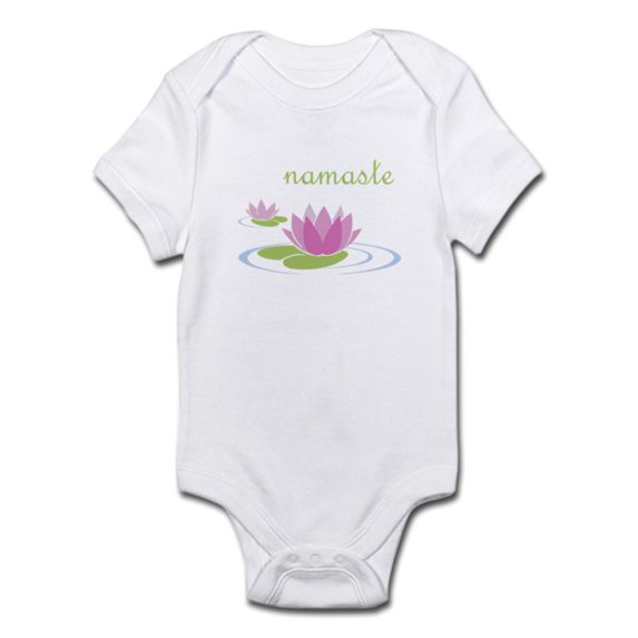CafePress - Namaste Infant Bodysuit - Baby Light Bodysuit
