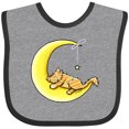 thumbnail image 3 of Inktastic Tabby Kitty Lunar Love Boys or Girls Baby Bib, 3 of 4