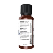 NOW Essential Oils, Peaceful Sleep Oil Blend, Relaxing Aromatherapy Scent, Blend of Pure Essential Oils, Vegan, Child Resistant Cap, 1-Ounce