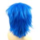 thumbnail image 5 of Peluca Modernfairy Anime Halloween Blue de pelo corto sintético, 5 of 7