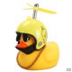 thumbnail image 1 of Coche pato con casco viento roto pequeño pato amarillo bicicleta de carretera Motor casco montar ciclismo coche estilo decoración Accesorios Tan Jianjun  unisex, 1 of 2