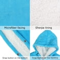 thumbnail image 6 of Catalonia Blanket Hoodie for Kids, Oversized Wearable Sherpa Sweatshirt Pullover for 7-16 yr Teens Youth, Kids Gift Idea, 6 of 6