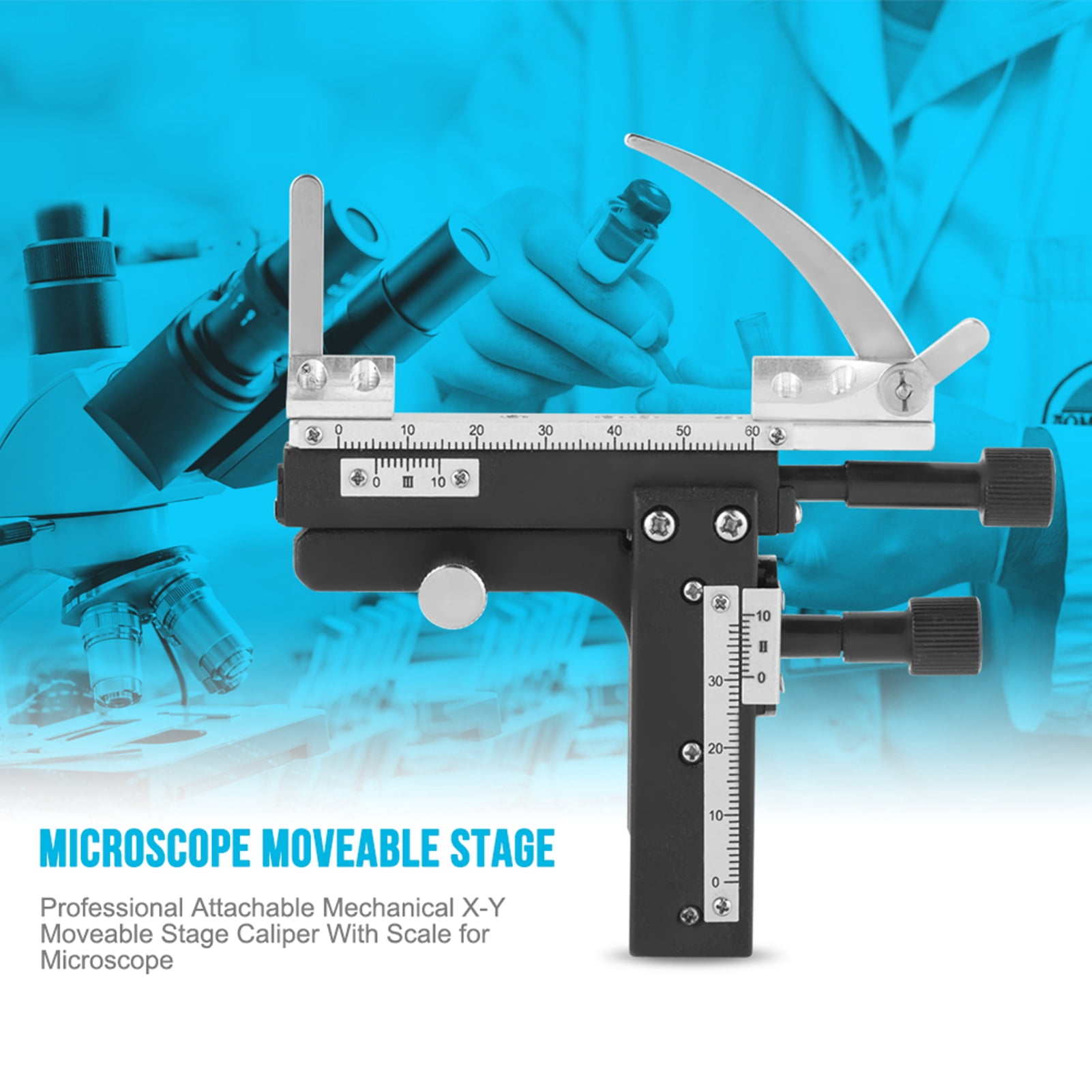 Spptty Microscope Moveable Stage, Made Of Good Quality Simple Design ...