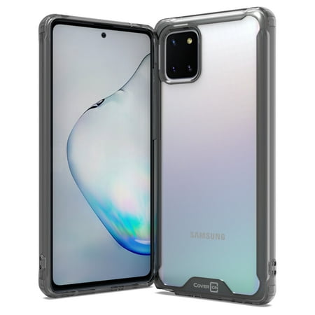 CoverON Samsung Galaxy Note 10 Lite / Galaxy A81 Case Clear Slim Fit Hard Protective Phone Cover with TPU Bumpers - Pure View Series
