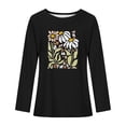 thumbnail image 3 of Nmnitkp Womens Tops Breathable and Skin Friendly Casual Blouses High Quality Fabrics Tops Soft and Comfortable Loose Womens Tops & Casual Fashion Long Sleeve Tops, 3 of 3