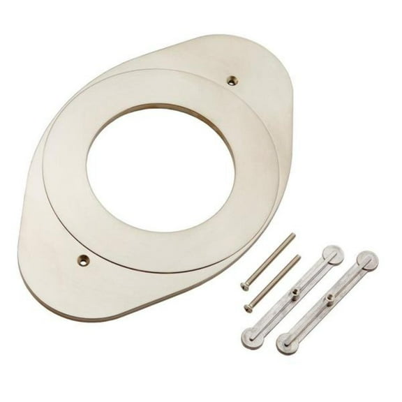 Tub and Shower Smitty Remodeling Plate in Brushed Nickel