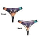 thumbnail image 3 of Balery Colorful Wolf Head A Tangas de Algodón para Mujer con Estampado – Ropa Interior Sexy, Transpirable, G-string-Large, 3 of 6